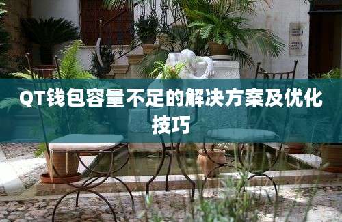 QT钱包容量不足的解决方案及优化技巧