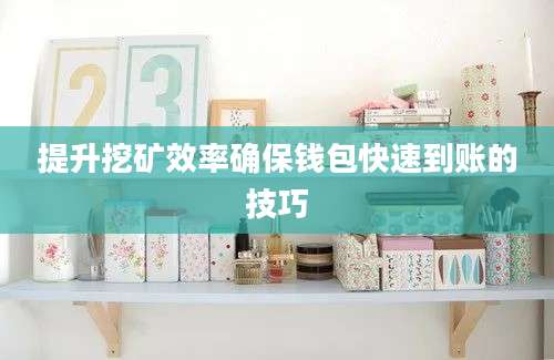 提升挖矿效率确保钱包快速到账的技巧
