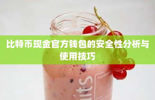 比特币现金官方钱包的安全性分析与使用技巧